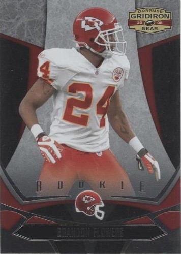 2008 Donruss Gridiron Gear Brandon Flowers #111