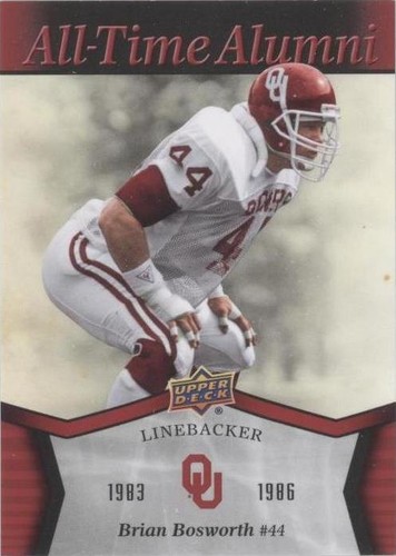 2011 Upper Deck University of Oklahoma Brian Bosworth #ATA-BB