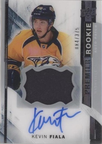 2015-16 Upper Deck Premier - Kevin Fiala #72