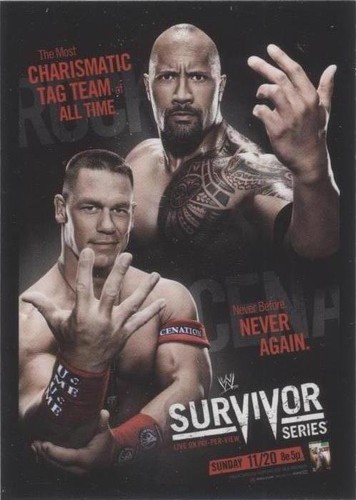 2012 Topps WWE - John Cena The Rock #6