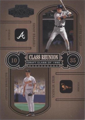 2004 Playoff Honors - Chipper Jones Mike Mussina #CR-20