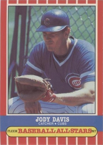 1987 Fleer Baseball All Stars - Jody Davis #13