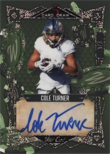 2022 Wild Card 5 Card Draw Cole Turner #5CDM-59