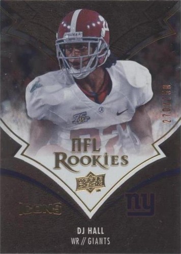 2008 Upper Deck Icons DJ Hall #120
