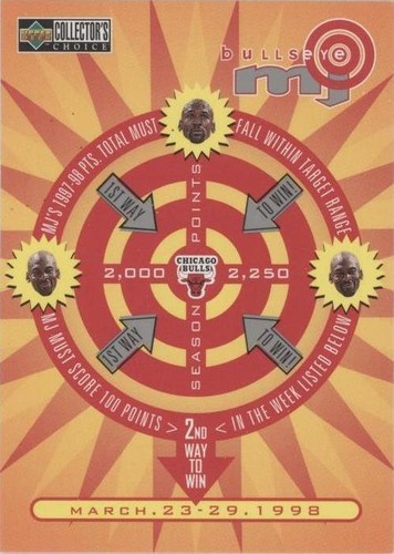1997-98 Upper Deck Collector's Choice - Michael Jordan #B18