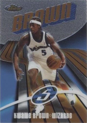 2003-04 Topps Finest - Kwame Brown #37