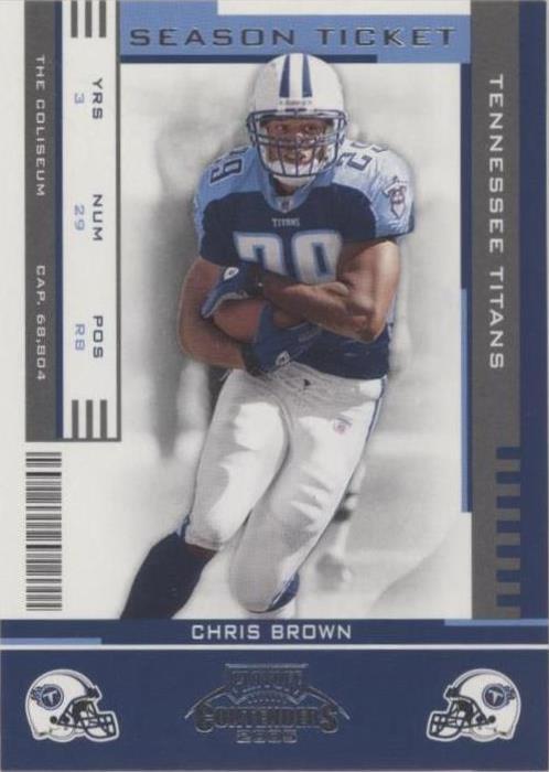 2005 Playoff Contenders Chris Brown #94