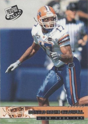 2002 Press Pass Reche Caldwell #21