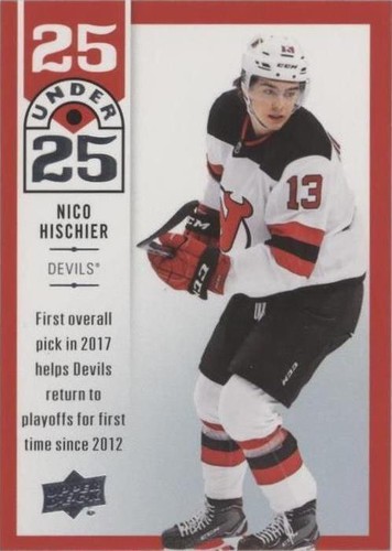 2018-19 Upper Deck - Nico Hischier #U25-11