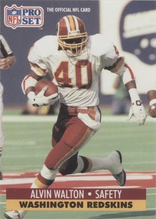 Juego profesional 1991 Alvin Walton #323