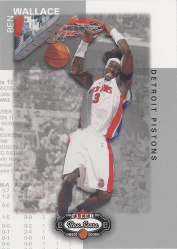 2002-03 Fleer Box Score - Ben Wallace #130