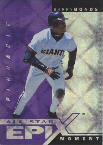 ミュージシャン bonds-R 1998 Pinnacle Epix Play Purple Barry Bonds #E22 PSA 5 | eBay