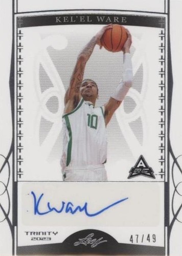 2022-23 Leaf Trinity - Kel'el Ware #BA-KW1