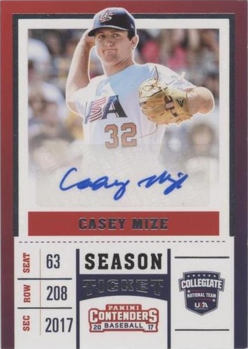 2017 Panini Elite Extra Edition - Casey Mize #USAT-CM