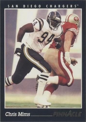 1993 Pinnacle Chris Mims #320