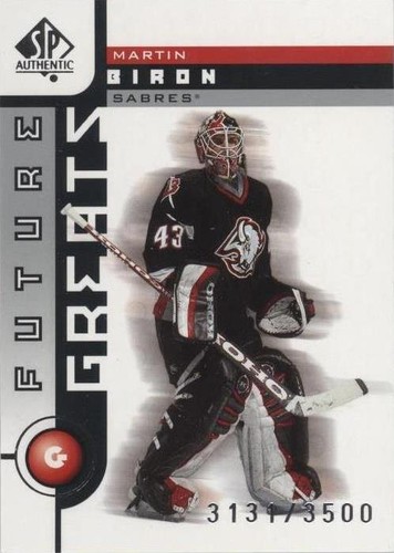 2001-02 SP Authentic - Martin Biron #126