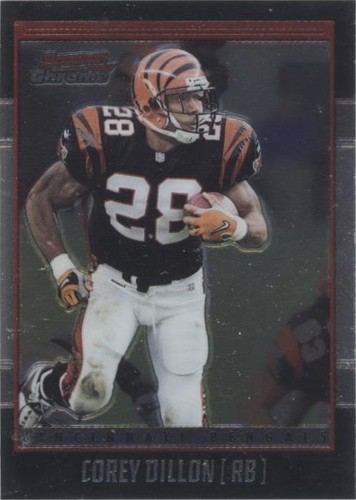 2001 Bowman Chrome Corey Dillon #22