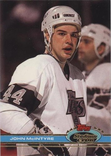 1991-92 Topps Stadium Club - John McIntyre #324