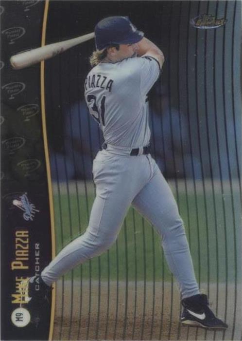 1998 Topps Finest - Mike Piazza #M9