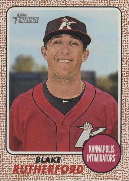 2017 Topps Heritage Minor League Edition - Blake Rutherford #73