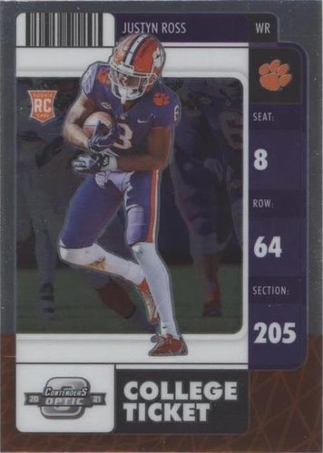 2022 Panini Chronicles Draft Picks Justyn Ross #28