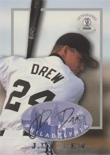 1997-98 Score Board Autographed Collection - J.D. Drew #3