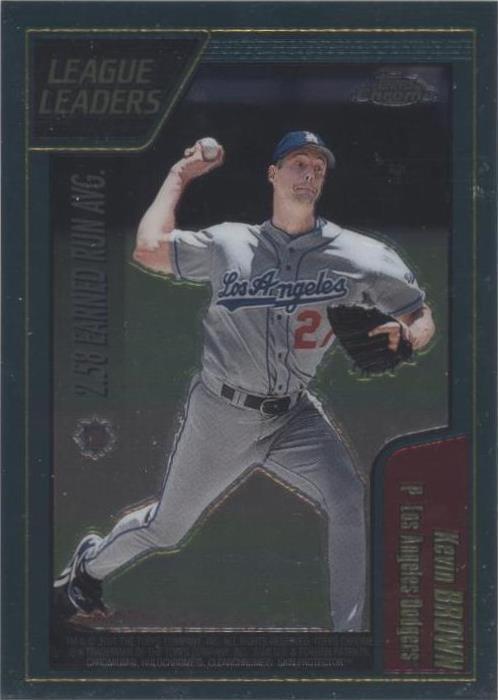 2001 Topps Chrome - Kevin Brown Pedro Martinez #323