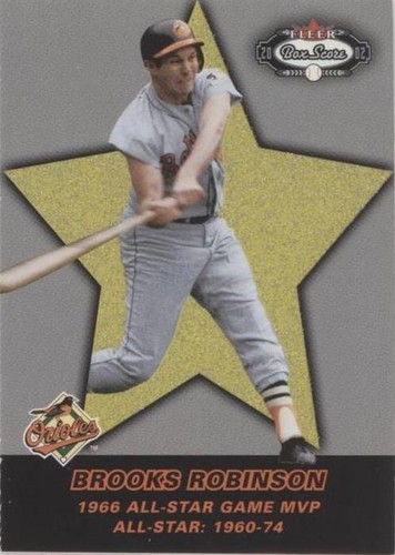 2002 Fleer Box Score - Brooks Robinson #244