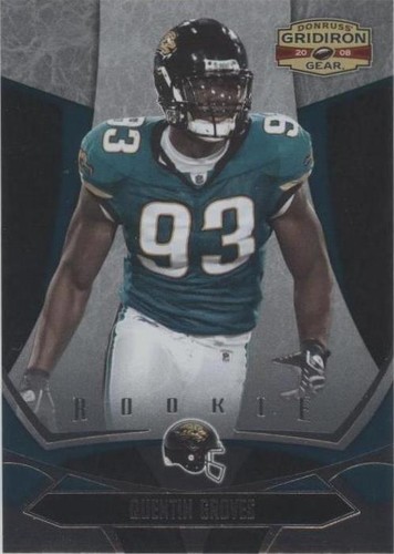 2008 Donruss Gridiron Gear Quentin Groves #182