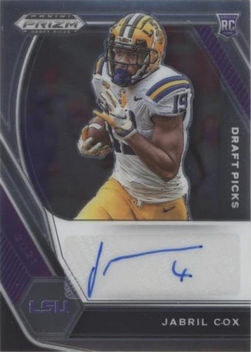 2021 Panini Prizm Draft Picks Jabril Cox #DPA-JAB