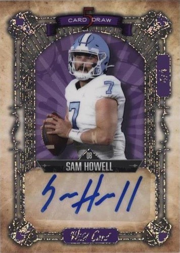 2022 Wild Card 5 Card Draw Sam Howell #5CDCN-42