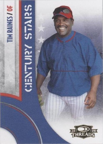 2008 Donruss Threads - Tim Raines #CS-8