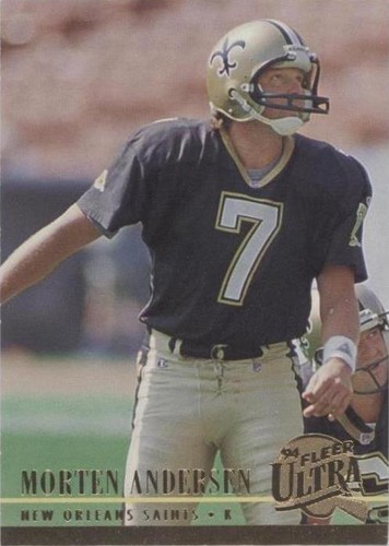 Morten Andersen #455 1994 Ultra New Orleans Saints | eBay
