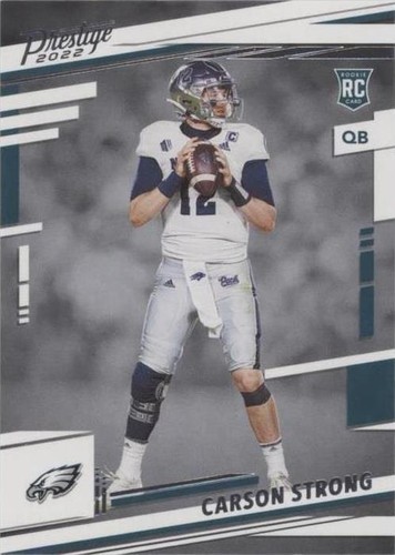 CANON EAGLES プラクティス　XL 2022 Panini Prestige Xtra Points Carson Strong RC /199