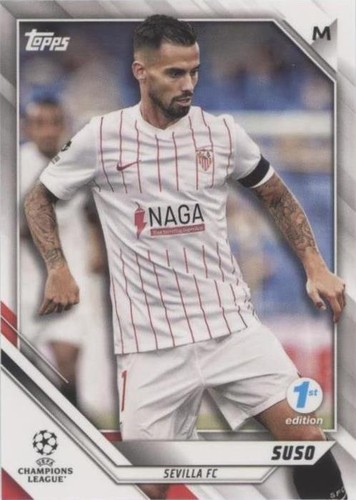 2021-22 Topps UCL Collection 1st Edition Suso #115