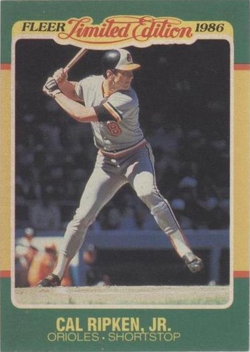 1986 Fleer Limited Edition Baseball Superstars - Cal Ripken #36