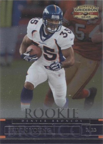 2007 Donruss Gridiron Gear Selvin Young #186
