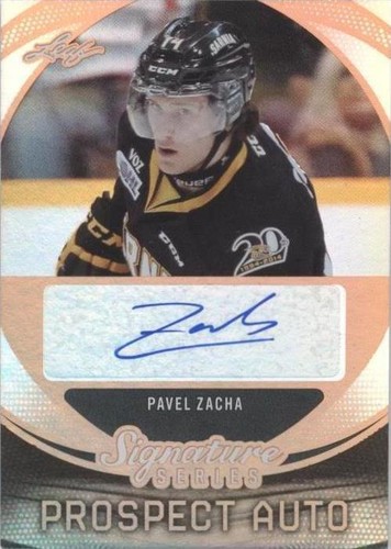 2015 Leaf Signature Series - Pavel Zacha #SP-PZ1