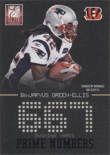 2012 Elite BenJarvus Green-Ellis #6