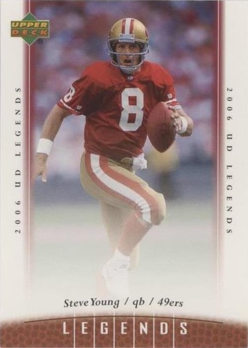 2006 UD Legends Steve Young #9