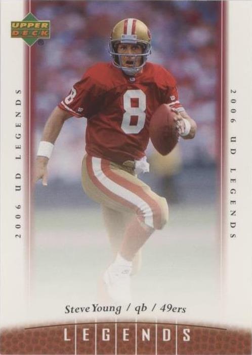 2006 UD Legends Steve Young #9
