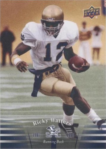 2013 Upper Deck University of Notre Dame Ricky Watters #50