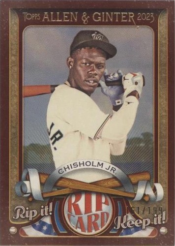 2023 Topps Allen & Ginter - Jazz Chisholm #RC-JC