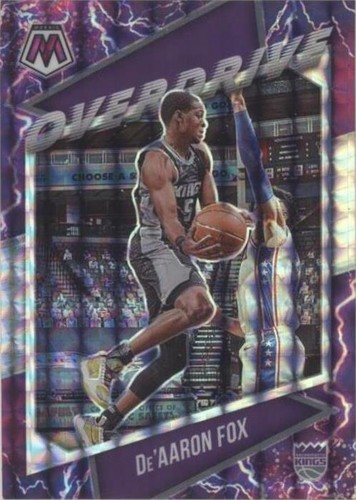 2020-21 DE'AARON FOX PANINI MOSAIC NBA #168 YELLOW REACTIVE SP