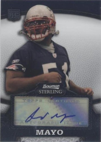 2008 Bowman Sterling Jerod Mayo #123
