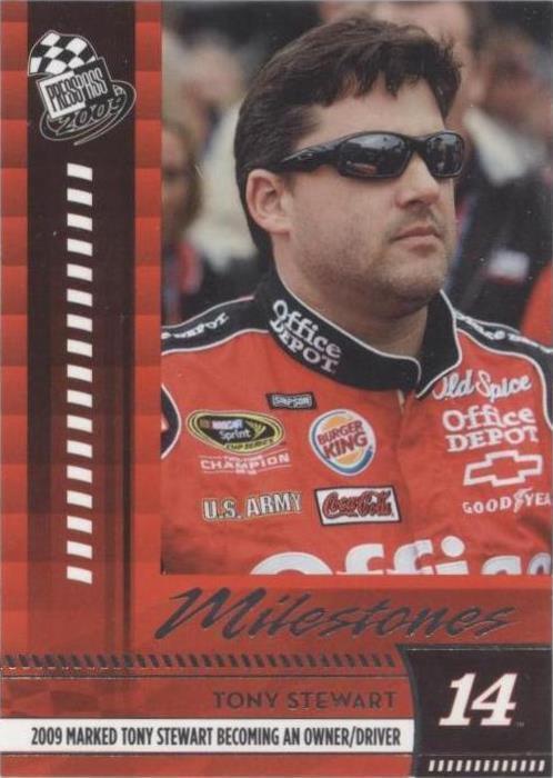 2009 Press Pass - Tony Stewart #213