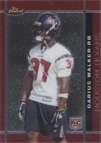 2007 Topps Finest Darius Walker #126