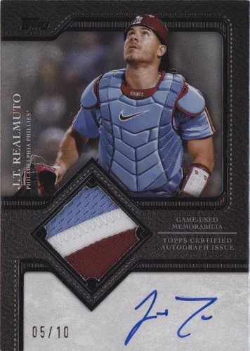 topps J.T.リアルミュート auto99シリ On-Card Auto-Relic # to 99 - J.T. Realmuto - 2022 MLB TOPPS