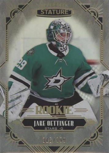 2020-21 Upper Deck Stature - Jake Oettinger #162