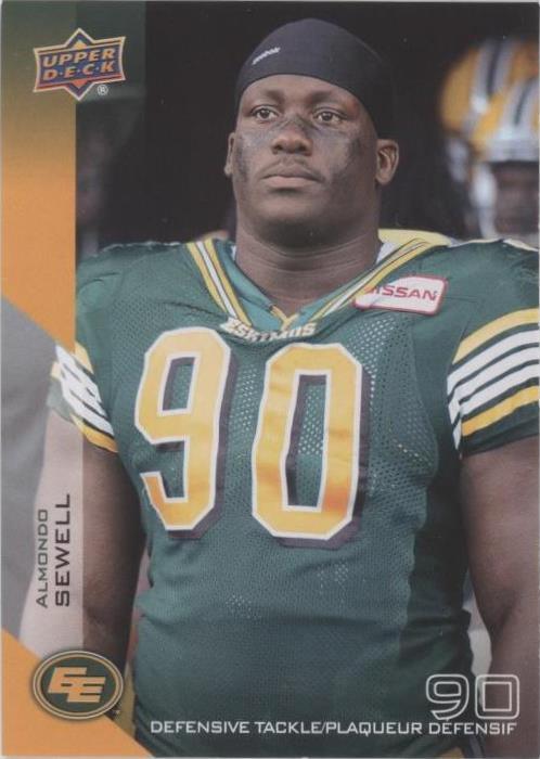 2014 Upper Deck CFL Almondo Sewell #115